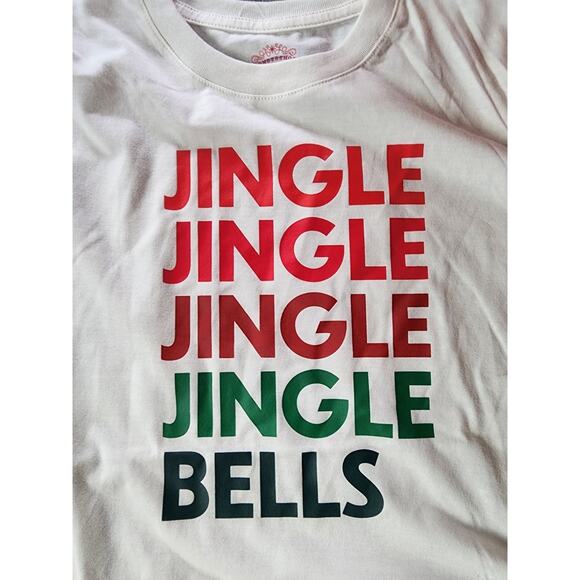 NEW! Wondershop Jingle Bells Santa Holiday 2 Pc Christmas Pajamas Women's Comfy - Picture 2 of 9